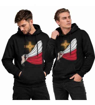 BLUZA Z KAPTUREM PATRIOTYCZNI PL